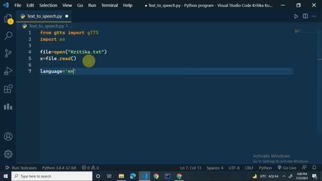 Text To Speech using Python for Beginners | Python Project Tutorial #23 | #CodingBuddies смотреть онлайн