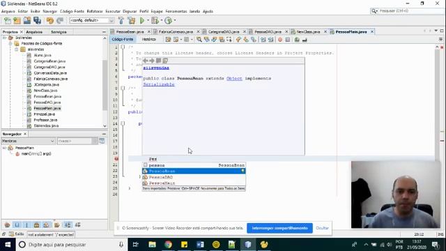 Java - utilização de JavaBean e DAO - Parte 5 смотреть онлайн
