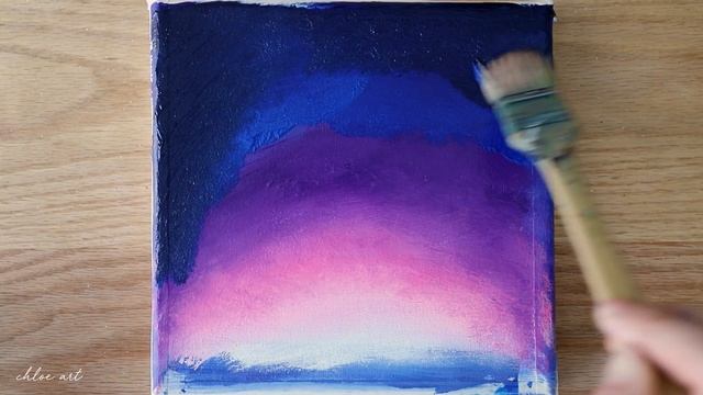 Acrylic painting | night lonely wolf | Painting Tutorial for beginners #94 смотреть онлайн
