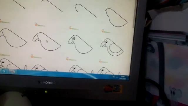 Поэтапное рисование птицы для 1-3 классов смотреть онлайн