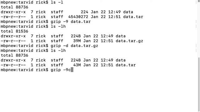 The Basics of Using Command Line Compression Utilities (gzip, bzip2, xz and 7zip) смотреть онлайн