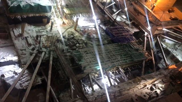 Безумный ночной шум на стройке ГЭС-2 / Crazy night noise & din at GES-2 construction смотреть онлайн