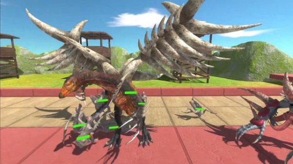 Therizinosaurus of Evolution VS Scourge of Evolution - Animal Revolt Battle Simulator