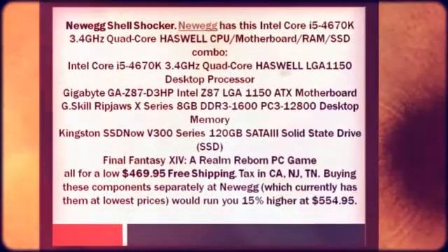 Intel Core i5-4670K 3.4GHz HASWELL CPU + Motherboard + RAM + смотреть онлайн