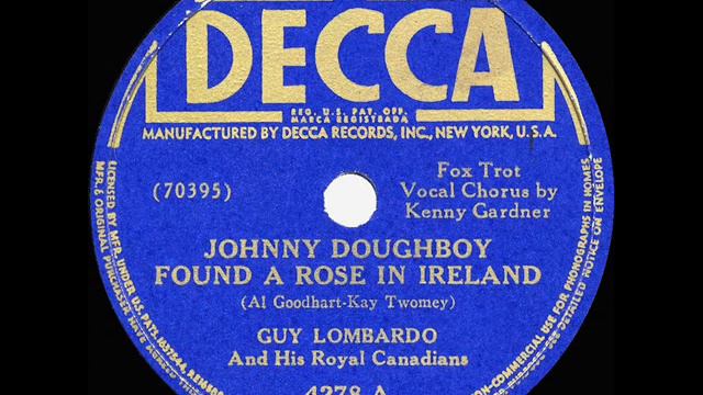 1942 HITS ARCHIVE: Johnny Doughboy Found A Rose In Ireland - Guy Lombardo (Kenny Gardner, vocal) смотреть онлайн