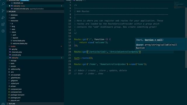 دورة برمجة موقع PHP Laravel - الدرس 7 - Routing смотреть онлайн