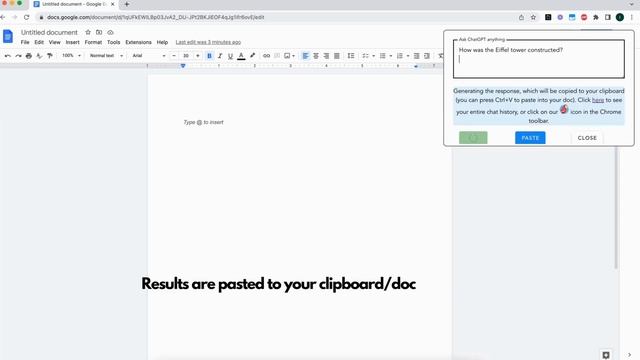 ChatGPT from any Chrome site! смотреть онлайн