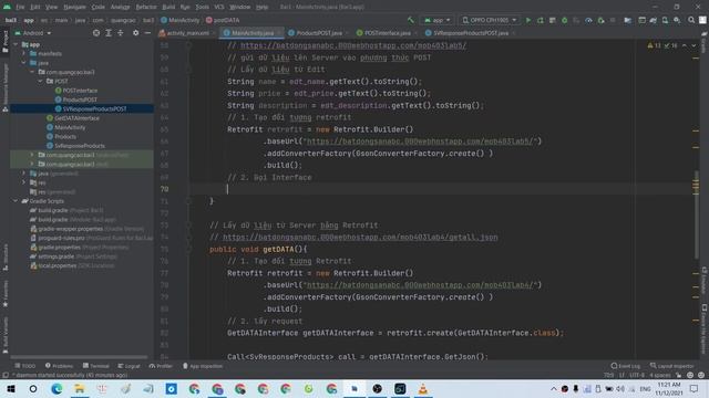 Gửi dữ liệu với POST trong Retrofit | Android Networking смотреть онлайн
