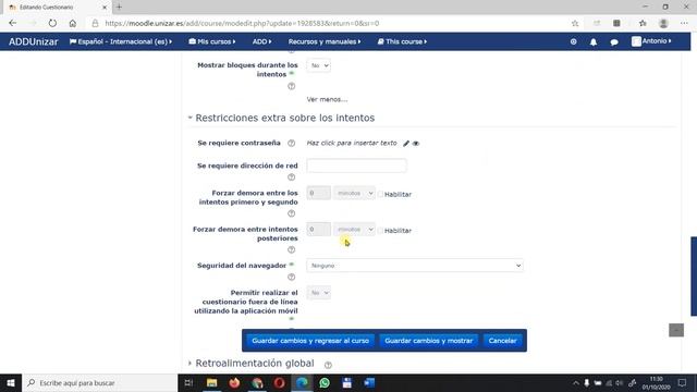 CueMoo 9: Configuración avanzada de un cuestionario de Moodle смотреть онлайн