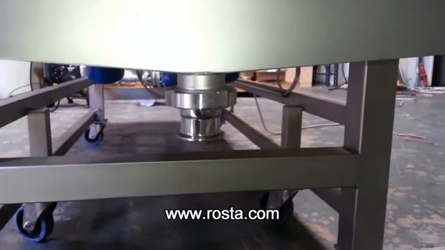 Пружинные опоры ROSTA на вибрационном грохоте для сортировки винограда смотреть онлайн