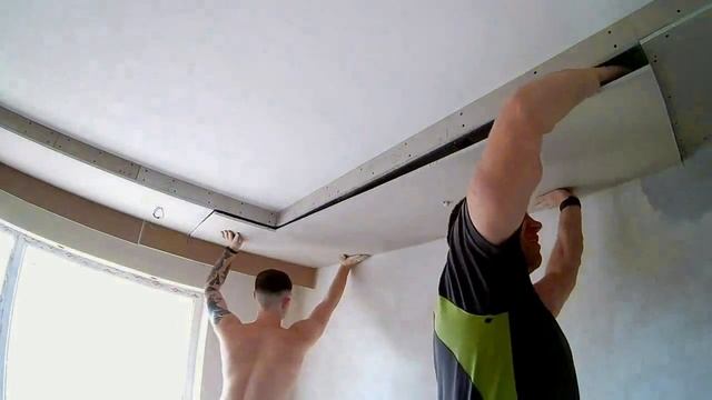 как сделать двухуровневый потолок с подсветкой смотреть онлайн