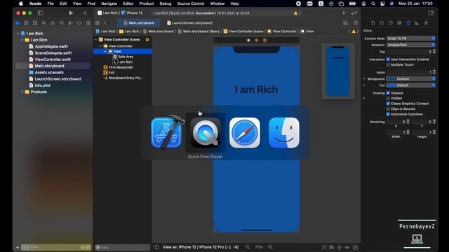 6. Верстка интерфейса (UI) в Storyboard (iOS, Xcode, Swift, UIKit) смотреть онлайн