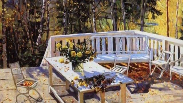 Красиво про бабье лето. Живопись. Музыка Алексея Савова. смотреть онлайн