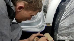 Берлинго покраска порогов ,простая оклейка под переход