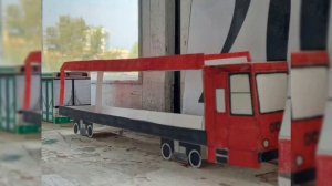 история Нагатинского бумажного трамвая + как я начинал делать бумажные трамваи