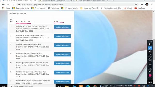 GGTU REVEL FORM EXAM 2020 APPLY NOW | GGTU LLB First & Second Year Time Table 2020 смотреть онлайн