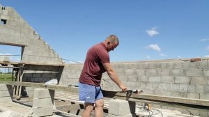 Прочный Коньковый прогон из досок 50х150