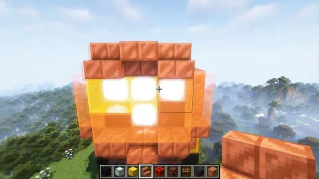 Стим-панк статуя космонавта в майнкрафте. смотреть онлайн