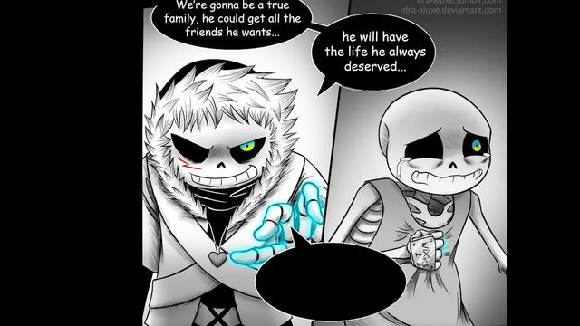 ◄Кросс забирает Папируса►Undertale | Comics - X - Hand #2 (RUS DUB) смотреть онлайн