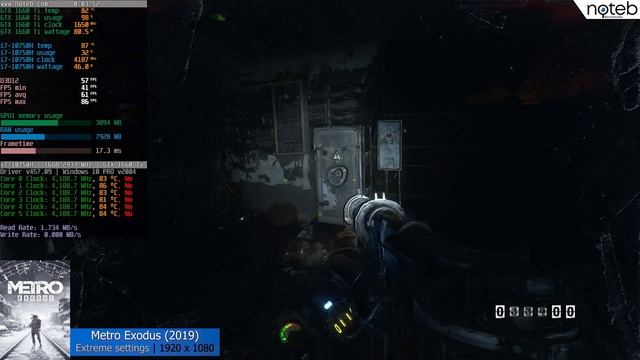 Metro: Exodus - ASUS ROG Strix G15 (2020) benchmark gameplay | GTX 1660 Ti + i7-10750H | смотреть онлайн