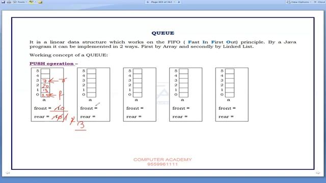 Queue in Java using Array | ISC | CLASS 12TH смотреть онлайн