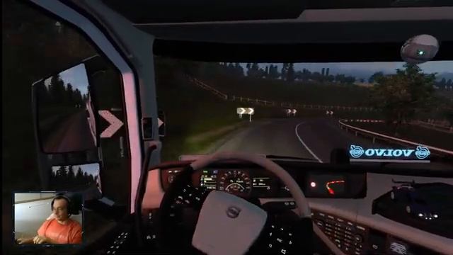 Euro truck simulator 2, 1,41, mullti Scs, opentrack, 1080/60 fps. смотреть онлайн