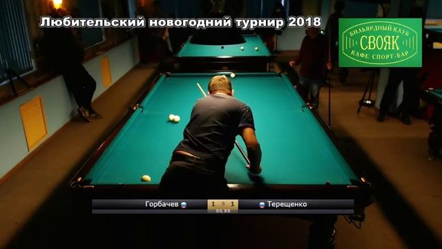 Горбачев - Терещенко Любительский Новогодний Турнир БК "СВОЯК" 2018 смотреть онлайн