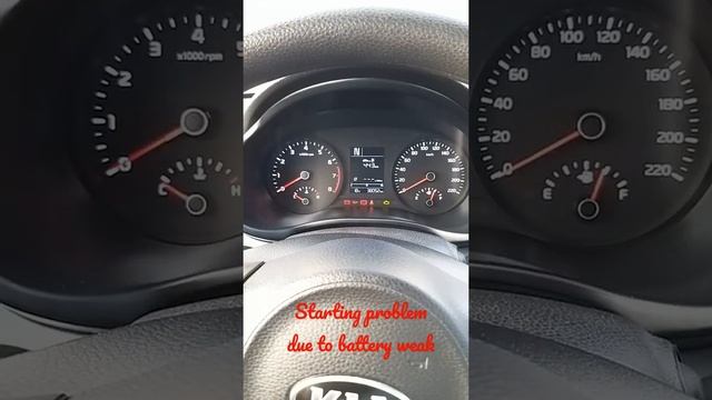 Starting Problem due to battery Weak| #Battery #Car #vehicle #srmepsolution смотреть онлайн