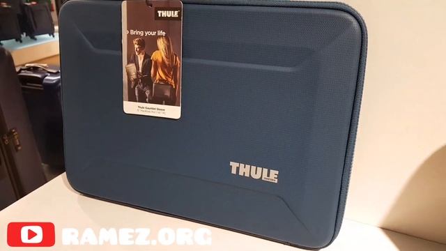 THULE GAUNTLET 4.0 Laptop Premium Case For MacBook & iPad 15 13 12 Inch - BLUE LAGOON & BLACK STONE смотреть онлайн