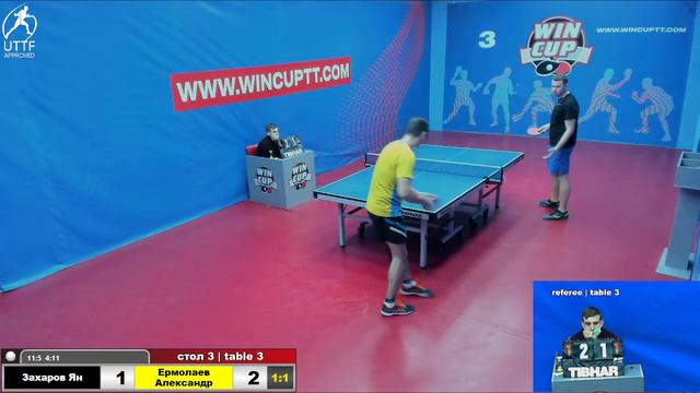Захаров Ян 1-3 Ермолаев Александр Турнир Восток 5 WINCUP 28.01.22 ПрямаяTрансляция Зал3 смотреть онлайн