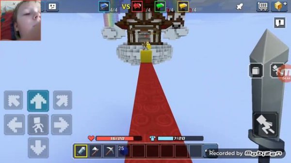 Minecraft там где не надо выживать а там где нужно сражаться