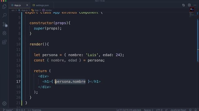 04 - Curso de React.js desde cero - Destructuring смотреть онлайн
