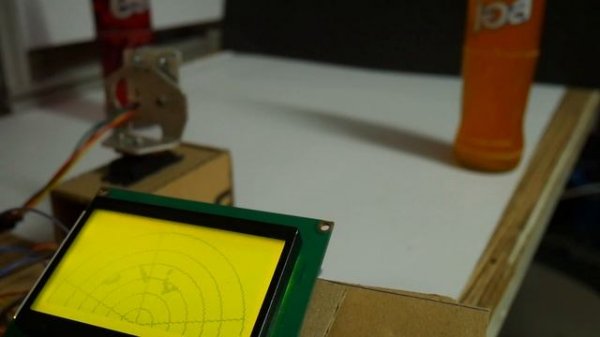 Arduino sample Radar with VL53L0X Time of Flight Distance Sensor