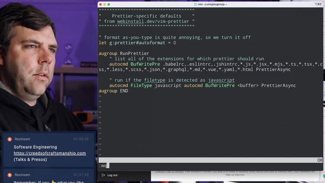 Live Code Hangout: Vim autocmd run format on type, not extension смотреть онлайн