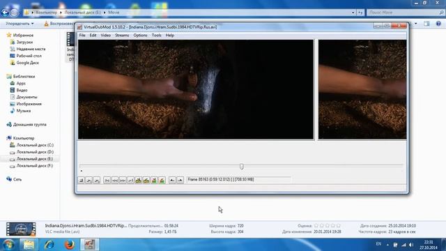 Как разрезать AVI видео в программе VirtualDubMod смотреть онлайн