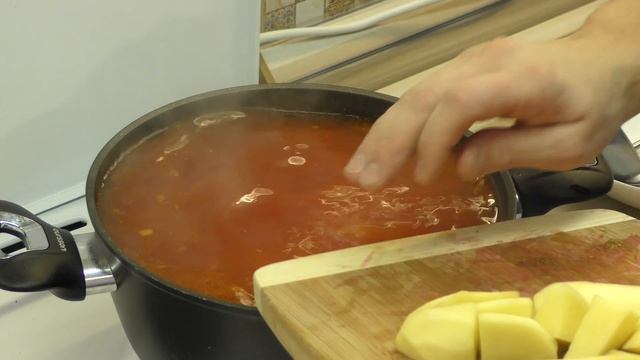 Борщ Украинский с пампушками. | ЛюбитеЛи поесть