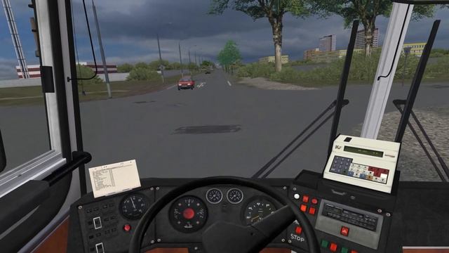 Omsi 2 не обычный Ikarus 256.50 карта Чистогорск 0.9 смотреть онлайн