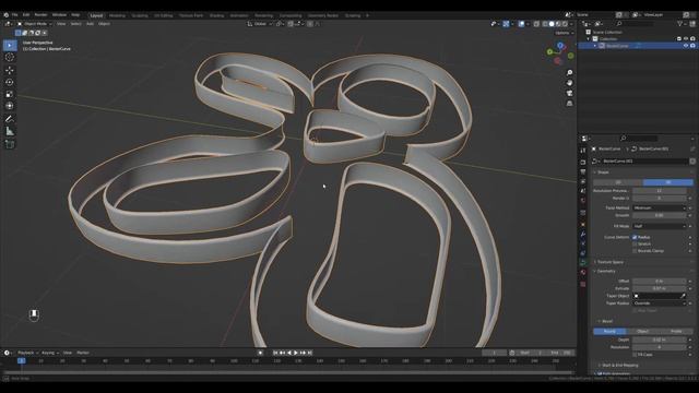 Blender: Кривые/Curve - Знакомство с основами смотреть онлайн
