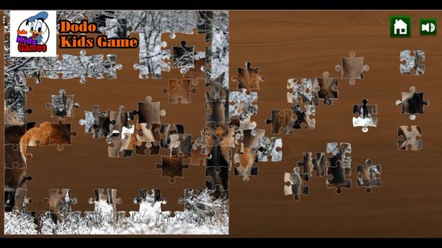 Jigsaw Puzzle XMas Santa Deer смотреть онлайн