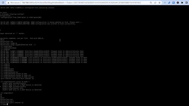 LACP Etherchannel Configuration on Cisco using EVE-NG смотреть онлайн
