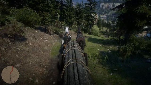 RDR 2 - Повозка с деревом смотреть онлайн