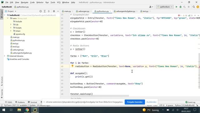 Python Tutorial für Einsteiger auf Deutsch: #36 Radio Buttons смотреть онлайн