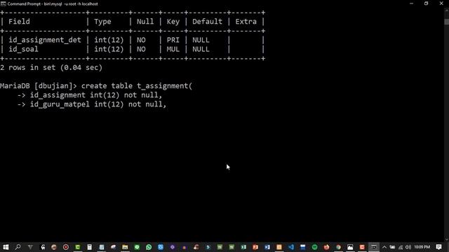 Tugas membuat database menggunakan XAMPP melalui CMD смотреть онлайн
