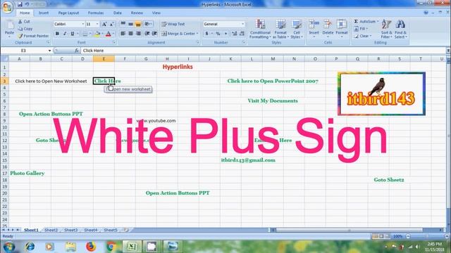Excel 2007: how to format hyperlinks in excel смотреть онлайн