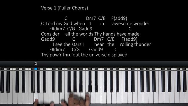 How Great Thou Art | "Jazzy" Piano [C] смотреть онлайн