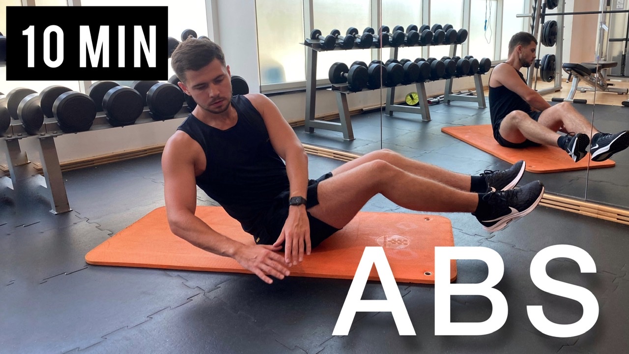 10 МИН ТРЕНИРОВКА ПРЕССА | ТРЕНИРОВКА ДОМА смотреть онлайн