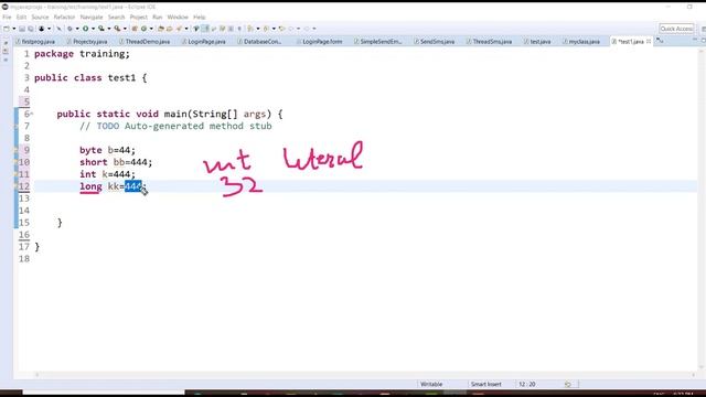What are literals in Java. смотреть онлайн