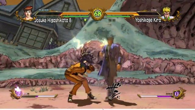 Заруба JoJo All Star Battle - Джоске 8 vs Кира смотреть онлайн