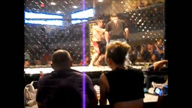 Eric Perales Winning MMA Fight