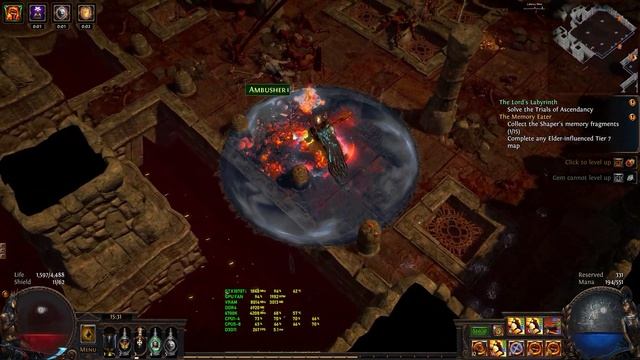Path of Exile - The Apex of Sacrifice Clear - Ngamahu Cyclone 1440p смотреть онлайн